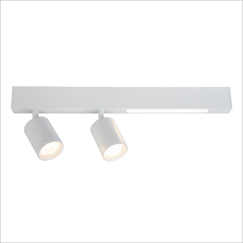 Deckenleuchte Magnet 9W+2xGU10 3000/4000K Weiß Deckenleuchte Magnet 9W+2xGU10 3000/4000K Weiß