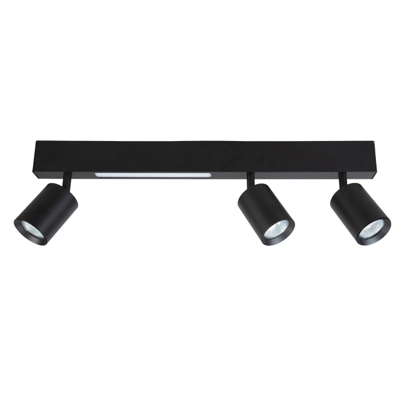 Magnet Deckenleuchte 9W+3xGU10 3000/4000K Schwarz Magnet Deckenleuchte 9W+3xGU10 3000/4000K Schwarz