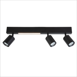 Magnet Deckenleuchte 9W+3xGU10 3000/4000K Schwarz Magnet Deckenleuchte 9W+3xGU10 3000/4000K Schwarz