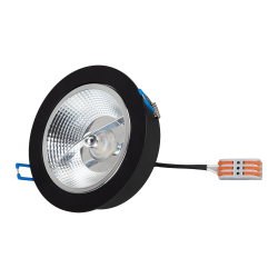 Redondo Black Recessed Fixture 1xAR111 GU10 Redondo Black Recessed Fixture 1xAR111 GU10
