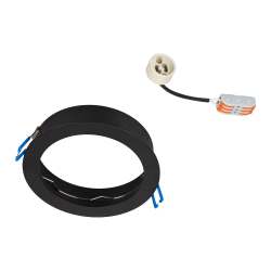 Redondo Black Recessed Fixture 1xAR111 GU10 Redondo Black Recessed Fixture 1xAR111 GU10