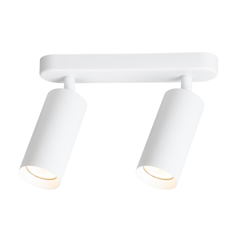 Mica Spot White Fixture 2xGU10 Mica Spot White Fixture 2xGU10
