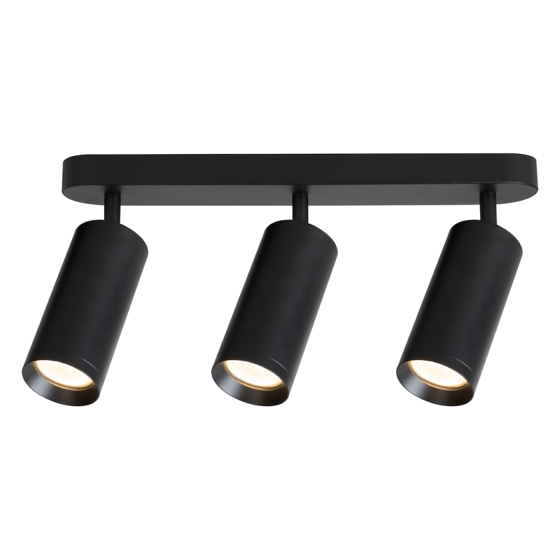 Mica Spot Black Fixture 3xGU10 Mica Spot Black Fixture 3xGU10