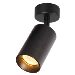 Pipe Spot Black Fixture 1xGU10 Pipe Spot Black Fixture 1xGU10