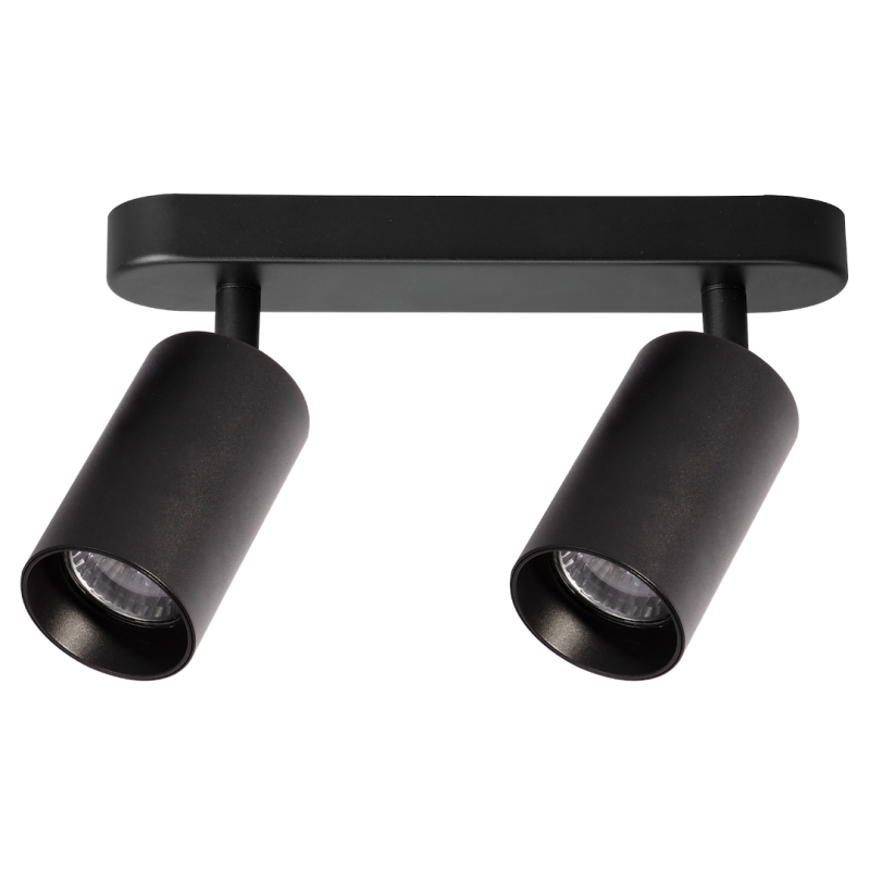 Pipe Spot Black Fixture 2xGU10 Pipe Spot Black Fixture 2xGU10