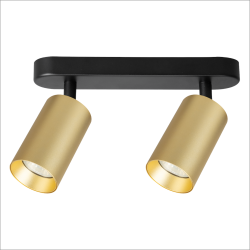 Pipe Spot Gold Fixture 2xGU10