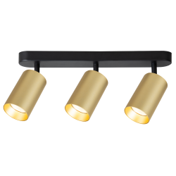 Pipe Spot Fassung Gold 3xGU10 Pipe Spot Fassung Gold 3xGU10