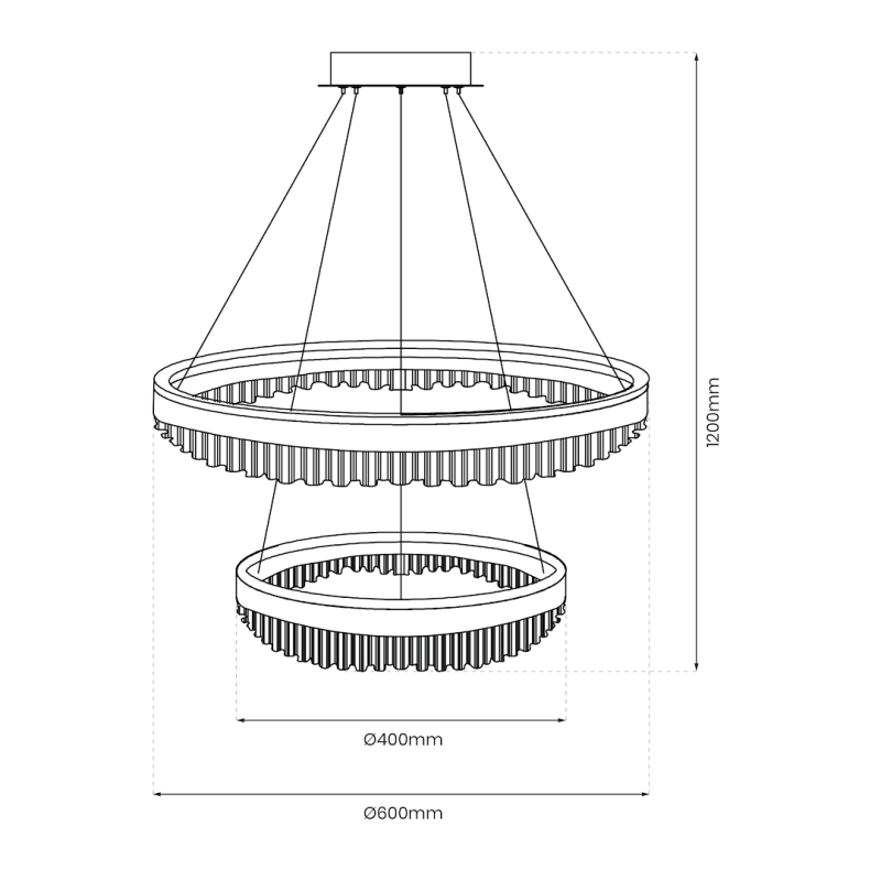 PRECIOSA 85W LED Pendelleuchte PRECIOSA 85W LED Pendelleuchte