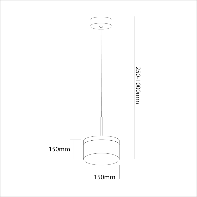 Lámpara colgante ELEGANCE 9W LED Lámpara colgante ELEGANCE 9W LED