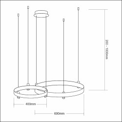 Hängeleuchte ELEGANCE 72W LED Hängeleuchte ELEGANCE 72W LED