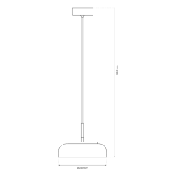 Підвісна лампа VETRO CLEAR 6W Підвісна лампа VETRO CLEAR 6W
