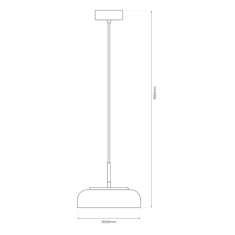 Підвісна лампа VETRO CLEAR 6W Підвісна лампа VETRO CLEAR 6W
