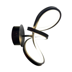 Wandleuchte TESORO BLACK 15W LED