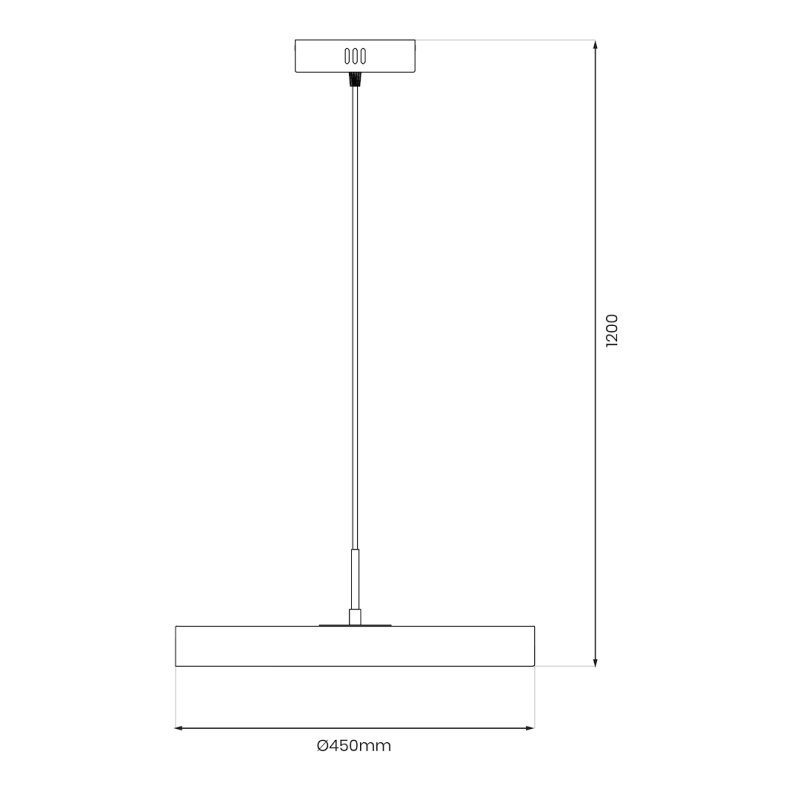 Hängeleuchte DISC 38W LED Hängeleuchte DISC 38W LED