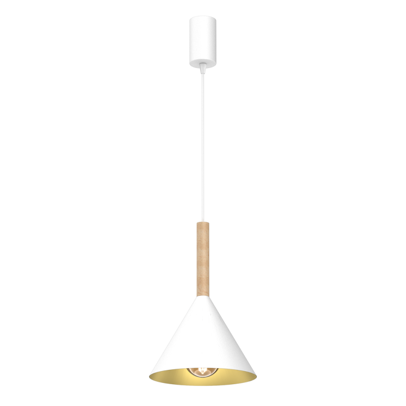 Lampa wisząca Peru Biały 1xE27