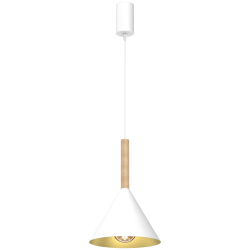 Lampa wisząca Peru Biały 1xE27 Lampa wisząca Peru Biały 1xE27