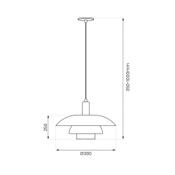 FERRO Hanging Lamp 1xE27 FERRO Hanging Lamp 1xE27