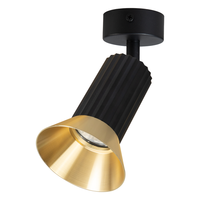 Tulip Spot Black Fixture 1xGU10 Tulip Spot Black Fixture 1xGU10