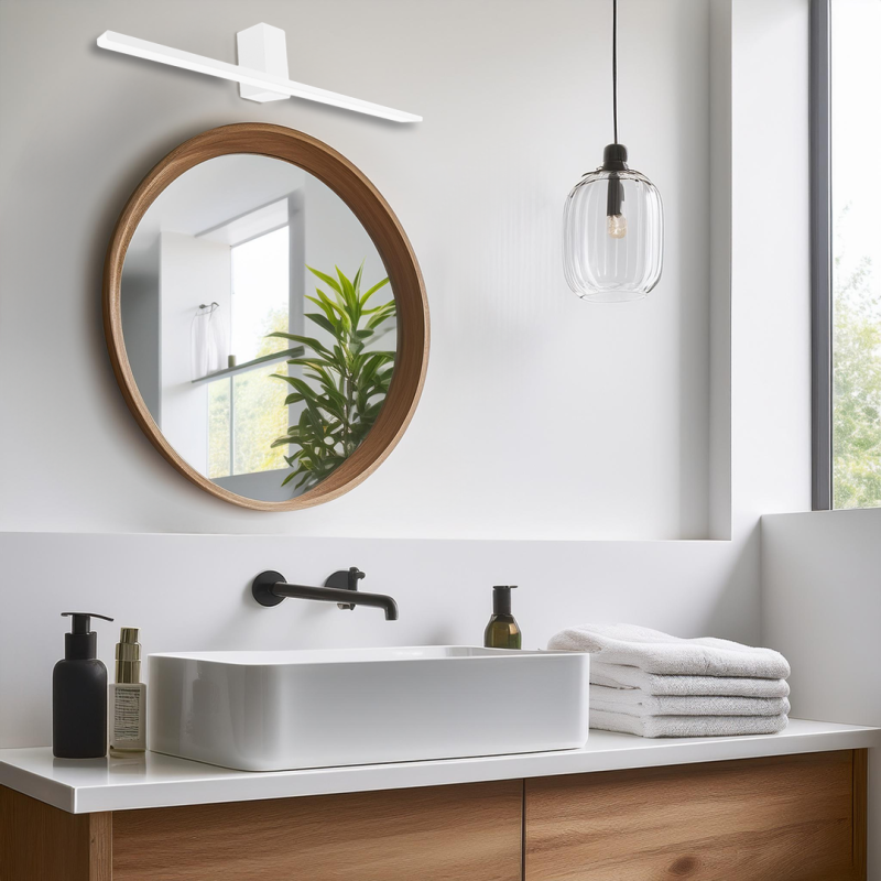 Artemis Wall Lamp 13.8W LED 60cm 4000K IP44 White Artemis Wall Lamp 13.8W LED 60cm 4000K IP44 White