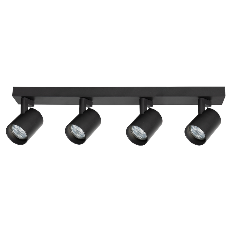 Volf Spot Black Fixture 4xGU10 Volf Spot Black Fixture 4xGU10
