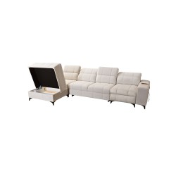 Ballagio XII Mix Corner Sofa with Sleeping and Relax Function - Weave, Spring 1118