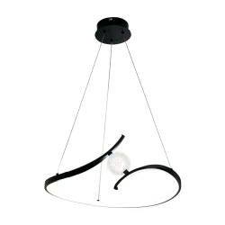 Hängelampe PERLA BLACK 34W LED