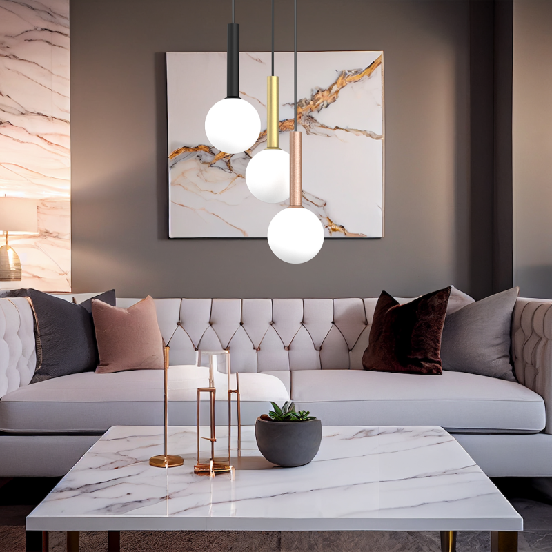 PLAY BLACK pendant lamp 3xG9 PLAY BLACK pendant lamp 3xG9