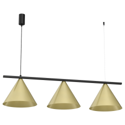 Hängeleuchte CAPITAL SCHWARZ-GOLD 3XGX53