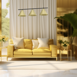 CAPITAL BLACK-GOLD Hanging Lamp 3XGX53 CAPITAL BLACK-GOLD Hanging Lamp 3XGX53