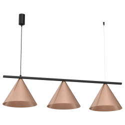 Hanging lamp CAPITAL BLACK-COPPER 3XGX53