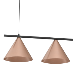 Hanging lamp CAPITAL BLACK-COPPER 3XGX53 Hanging lamp CAPITAL BLACK-COPPER 3XGX53