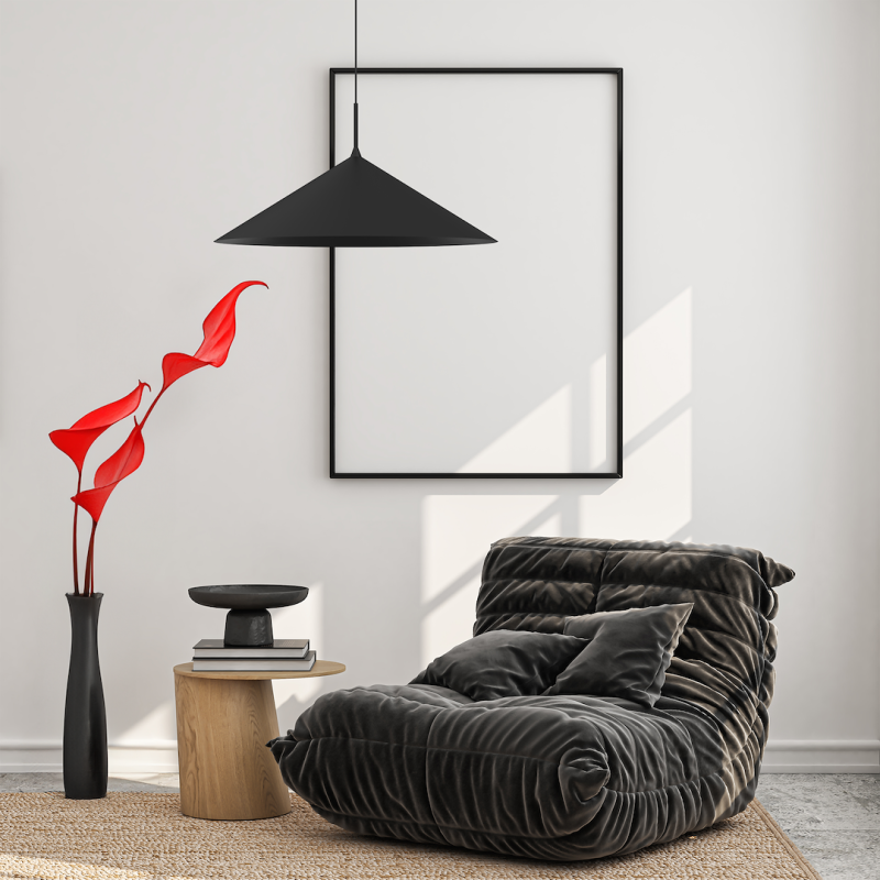 CAPITAL BLACK Hanging Lamp 1XGX53 CAPITAL BLACK Hanging Lamp 1XGX53
