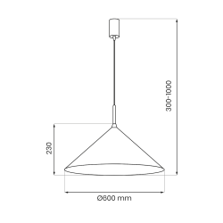 CAPITAL BLACK Hanging Lamp 1XGX53 CAPITAL BLACK Hanging Lamp 1XGX53