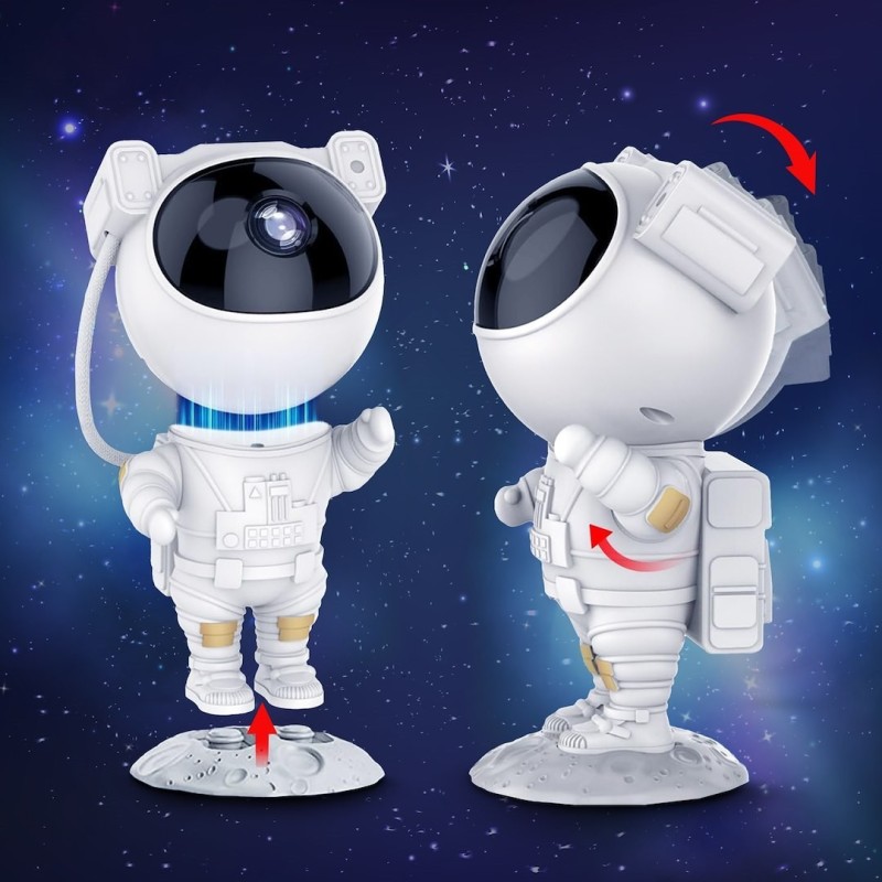 Astronauta Projektor Gwiazd Nieba Led Astronauta Projektor Gwiazd Nieba Led