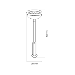 Tom RGB Solar Bollard IP44 2-pack Tom RGB Solar Bollard IP44 2-pack