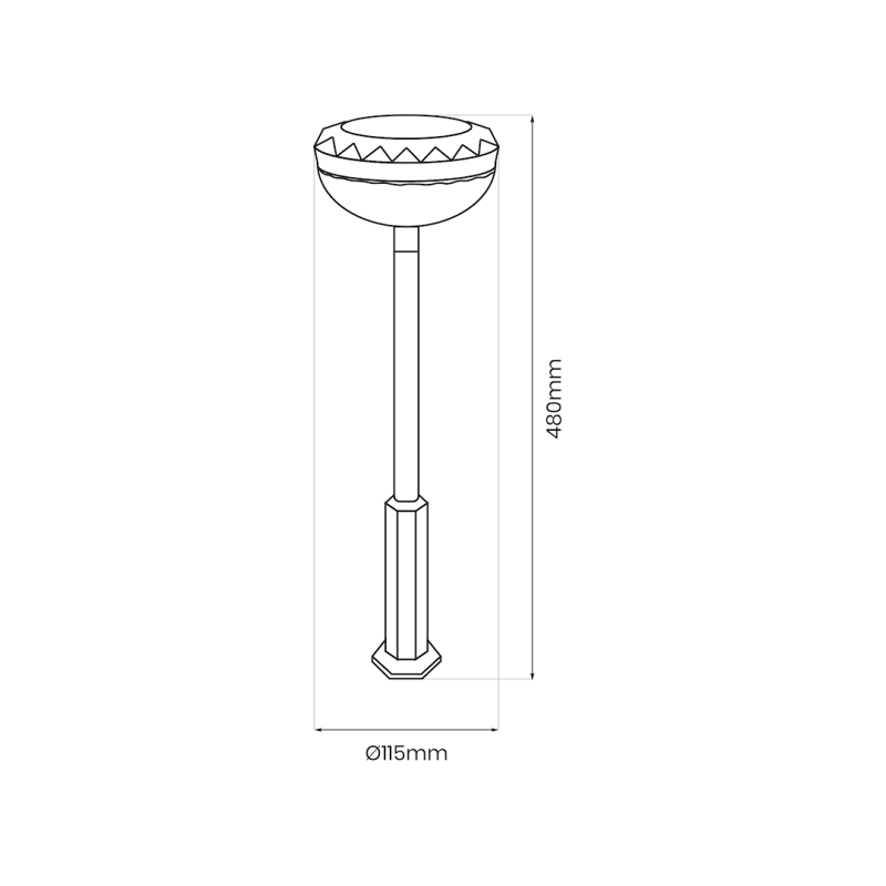 Tom RGB Solar Bollard IP44 2-pack Tom RGB Solar Bollard IP44 2-pack