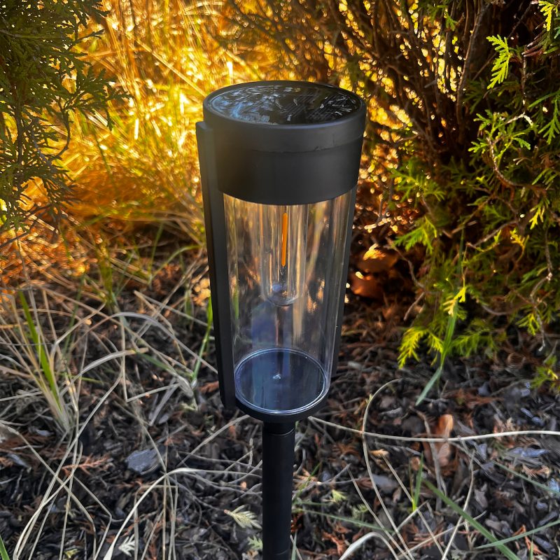 Solar Path Bollard 3000K IP44 2-pack Solar Path Bollard 3000K IP44 2-pack