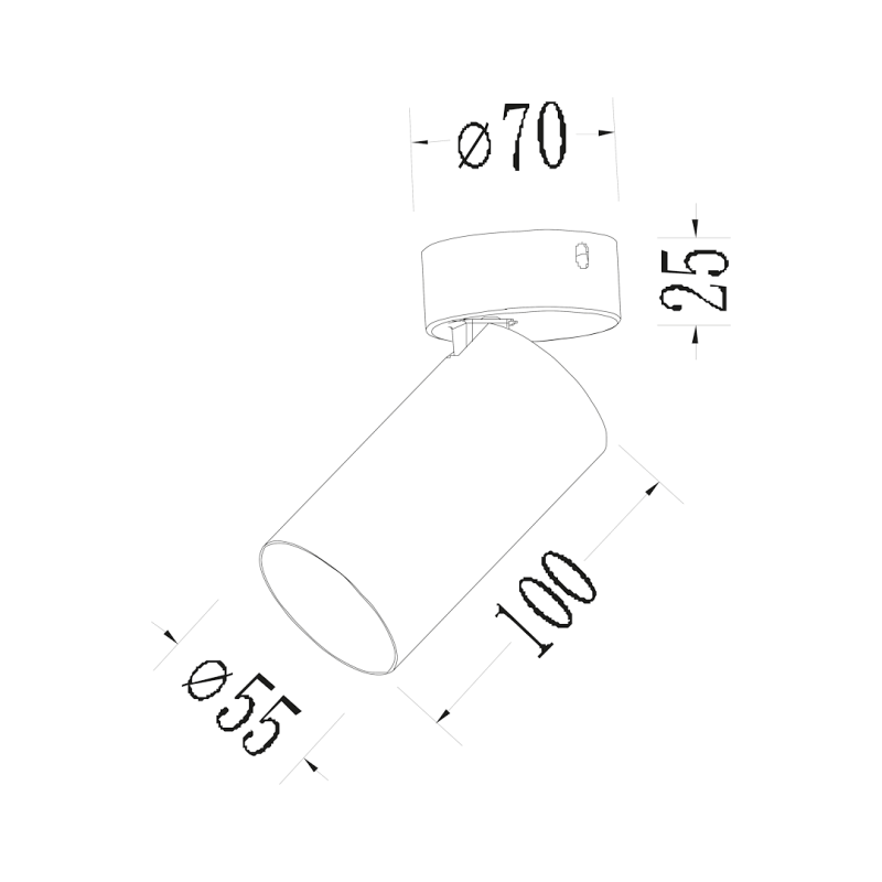 Hero Spot White Fixture 1xGU10 Hero Spot White Fixture 1xGU10