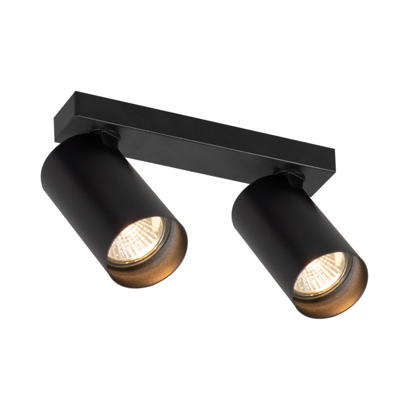 Hero Spot Black Fixture 2xGU10 Hero Spot Black Fixture 2xGU10