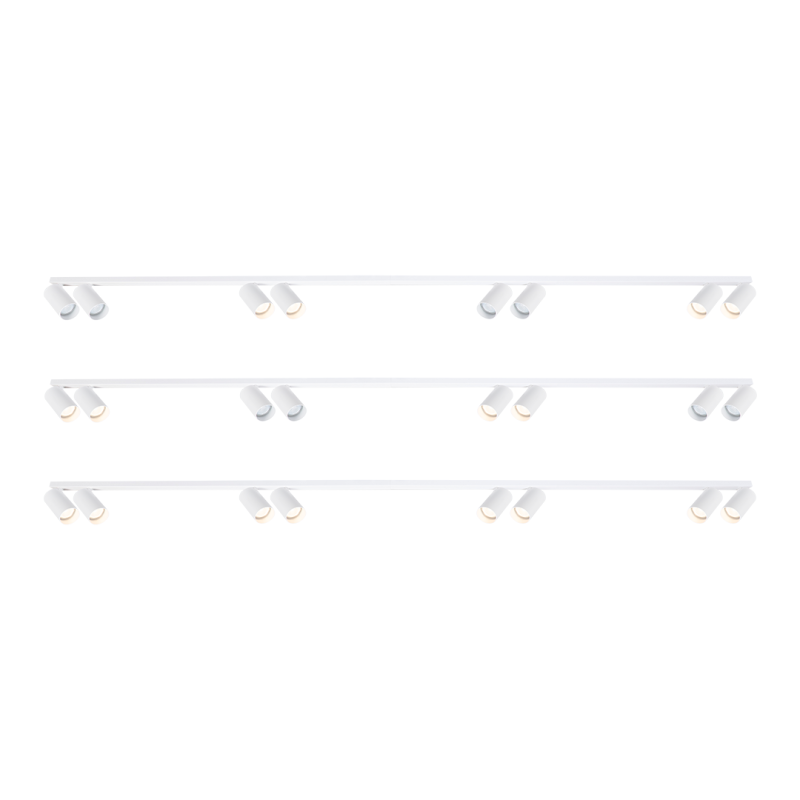 Hero Spot White Fixture 8xGU10 Hero Spot White Fixture 8xGU10