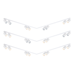 Hero Spot White Fixture 8xGU10 Hero Spot White Fixture 8xGU10