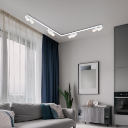 Hero Spot White Fixture 8xGU10 Hero Spot White Fixture 8xGU10