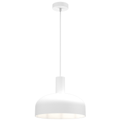 Lámpara colgante VISBY WHITE 1xE27