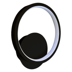 Aplique HOOP BLACK 7W LED
