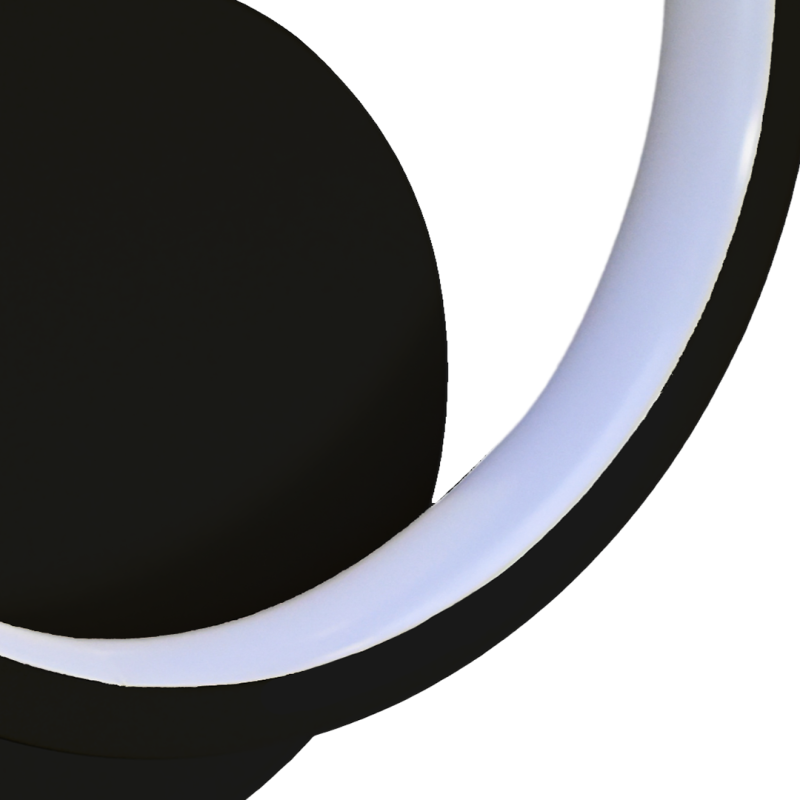 HOOP BLACK 7W LED Wall Lamp HOOP BLACK 7W LED Wall Lamp
