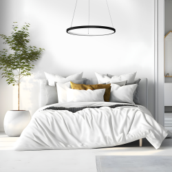 Lámpara colgante HOOP BLACK 27W LED Lámpara colgante HOOP BLACK 27W LED