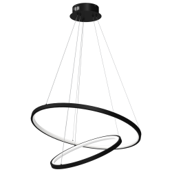 Lámpara colgante HOOP BLACK 51W LED