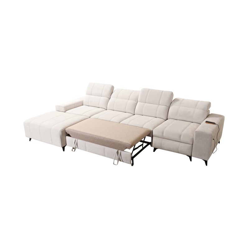 Ballagio XII Mix Corner Sofa with Sleeping and Relax Function - Woven Fabric, Spring 1112 Ballagio XII Mix Corner Sofa with Sleeping and Relax Function - Woven Fabric, Spring 1112