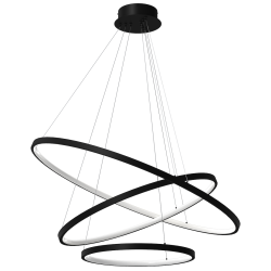 Lámpara colgante HOOP BLACK 93W LED