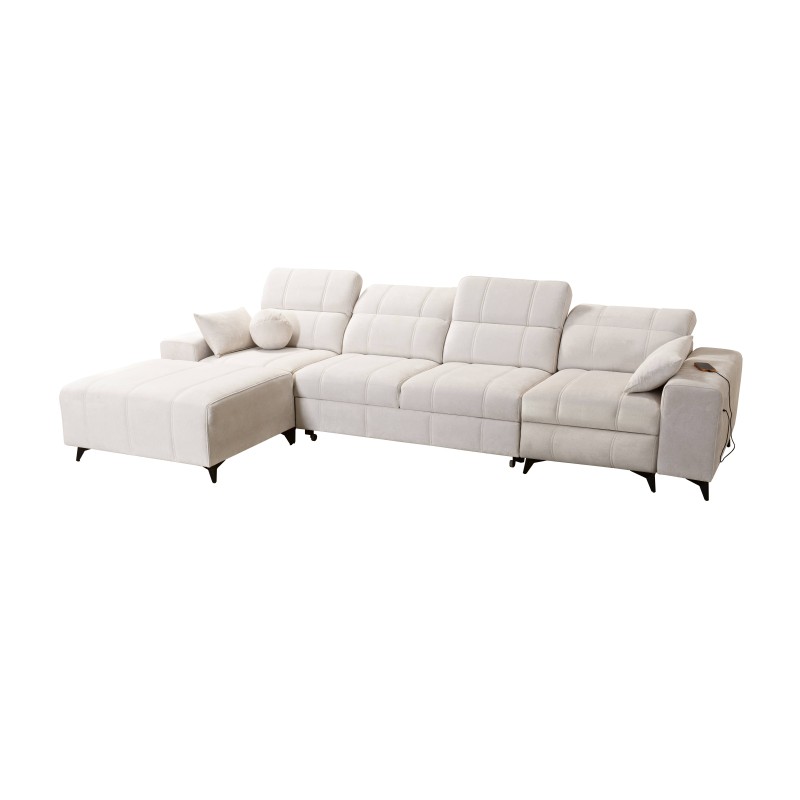 Ecksofa Ballagio XII Mix mit Schlaffunktion und Relax - Geflecht, Spring 1112 Ecksofa Ballagio XII Mix mit Schlaffunktion und Relax - Geflecht, Spring 1112